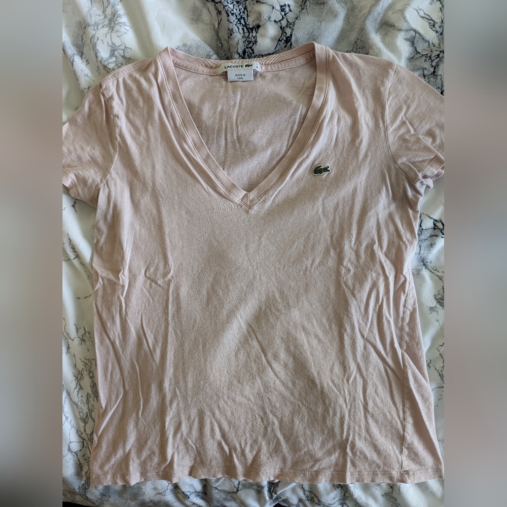 Lacoste Pink Shirt 38